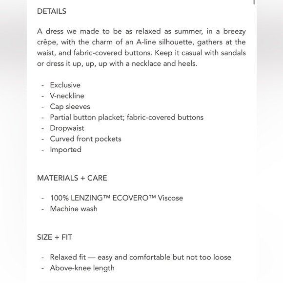 Garnet Hill NWOT Marina Crepe Dress Size 14 - Picture 11 of 12